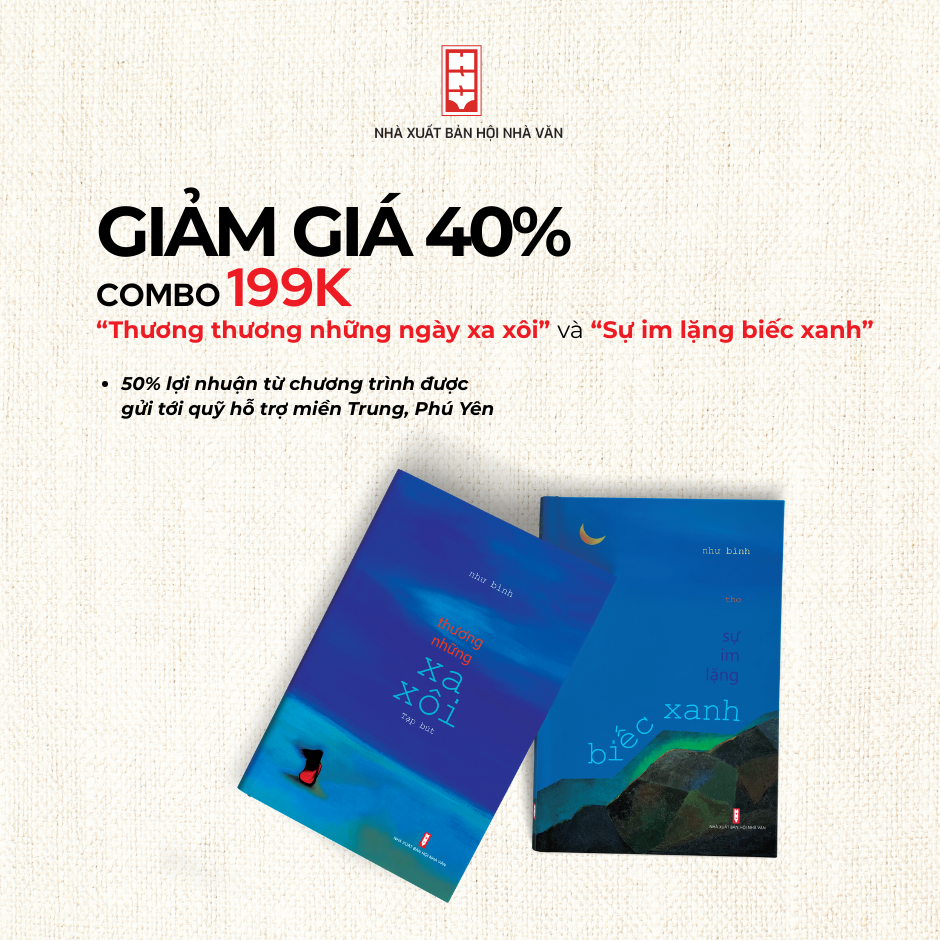 Combo 199K: Thương những xa xôi & Sự im lặng biếc xanh